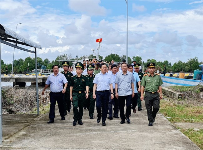 Phó Thủ tướng Trần Lưu Quang kiểm tra thực hiện IUU tại Cà Mau (26/6/2023)